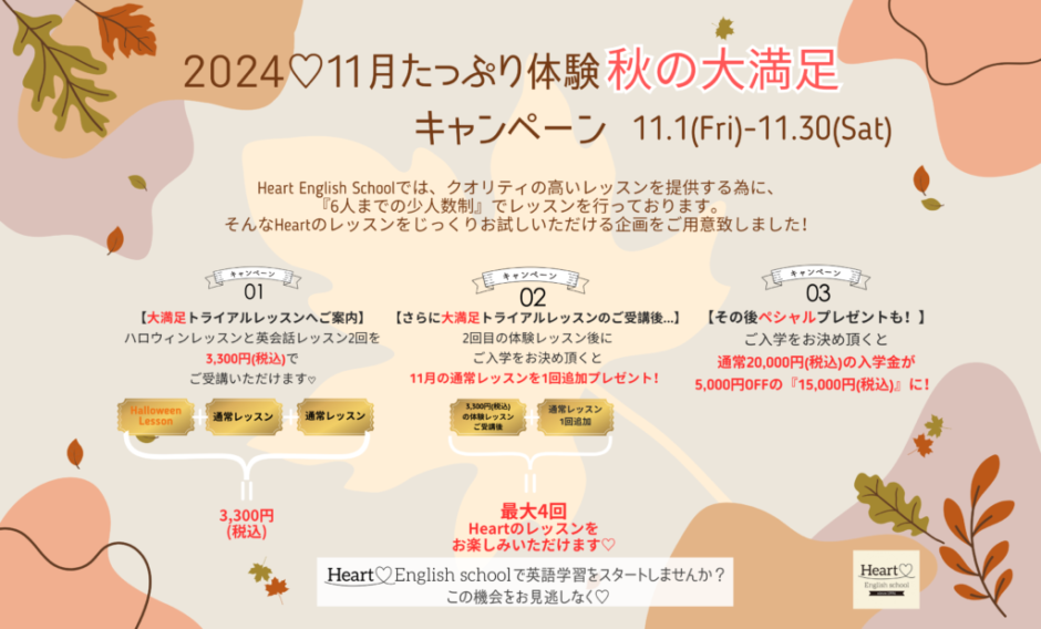 2024年11月キャンペーン